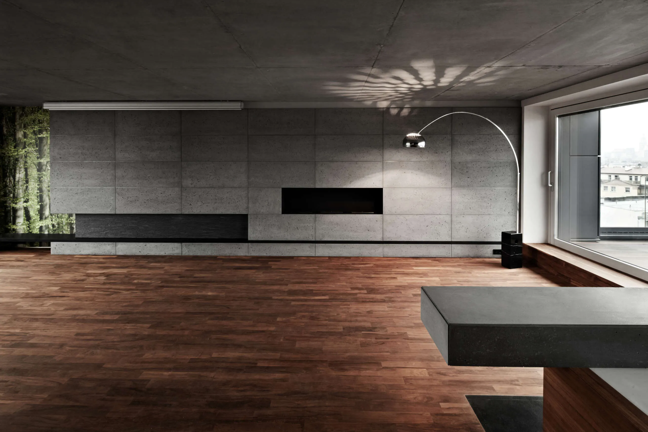 ConcreAte decorative concrete — project Apartament / Kraków