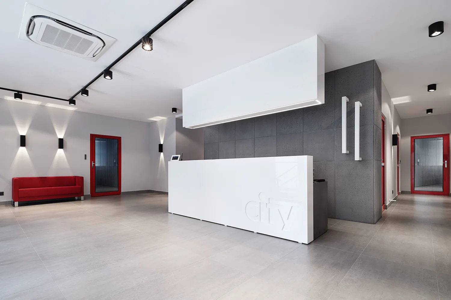 Biuro CITY / Kraków — architectural concrete ConcreAte