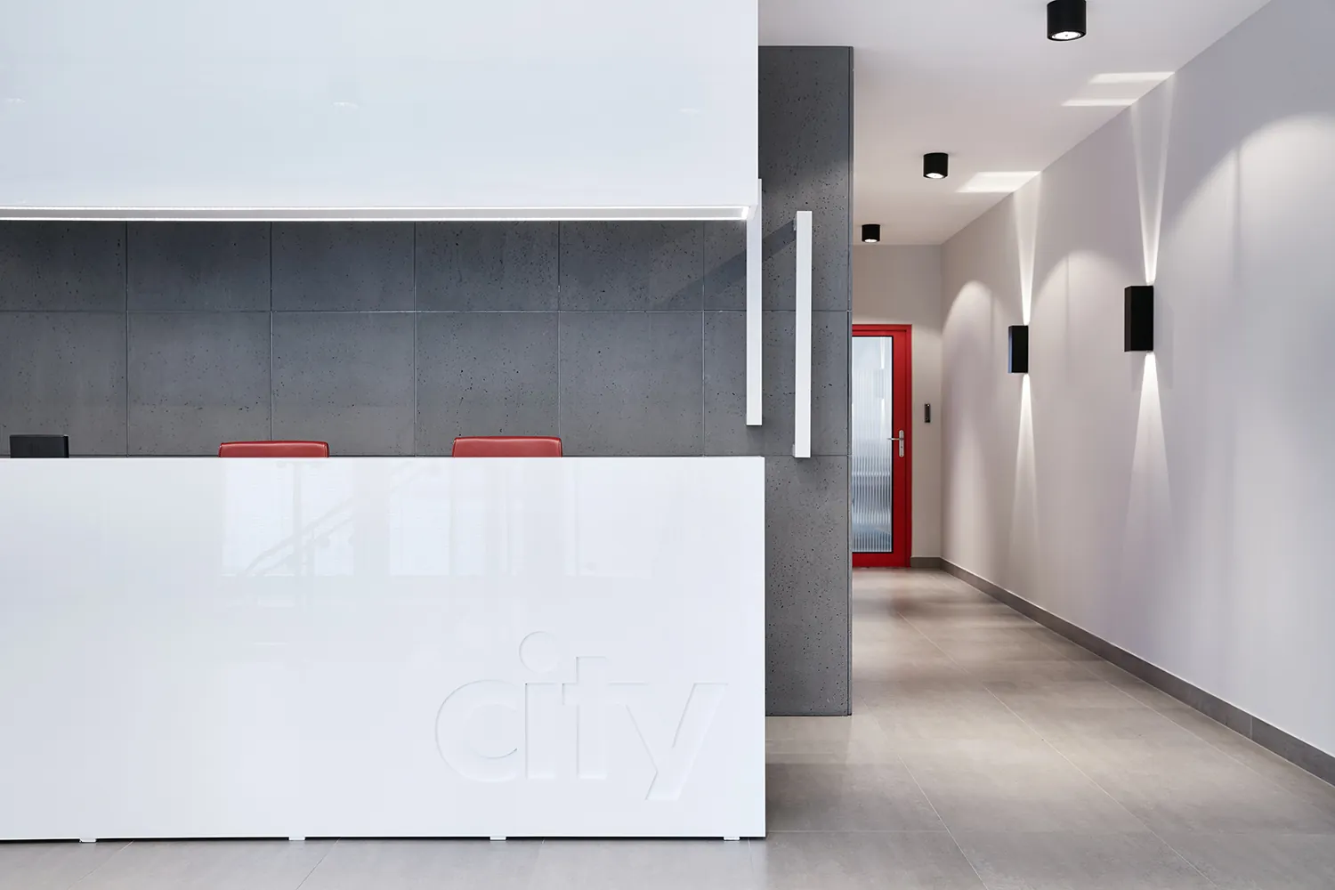 Concrete panels concreAte pure — office Krakow