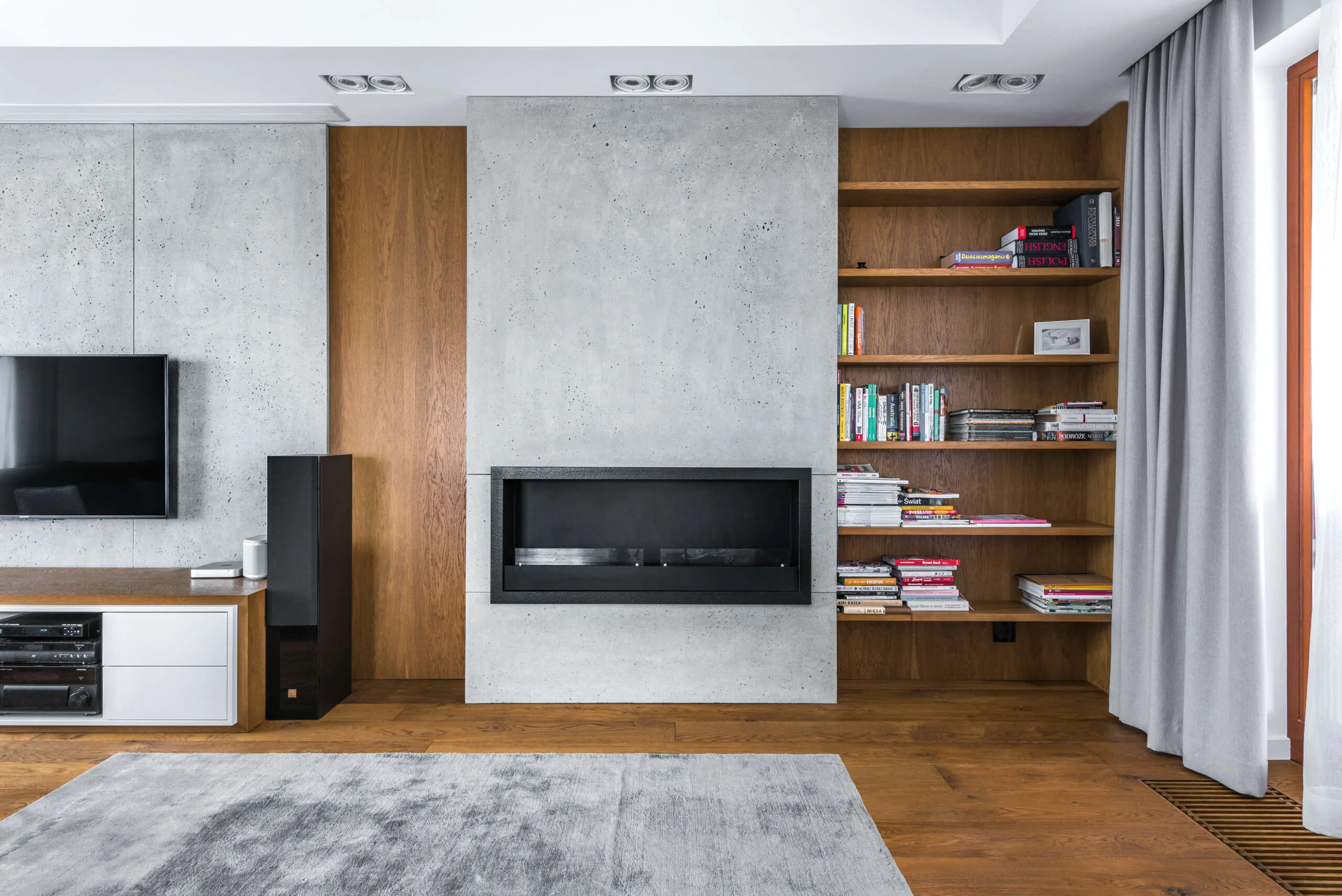 Płyty betonowe concreAte common — przestrzeń Kraków