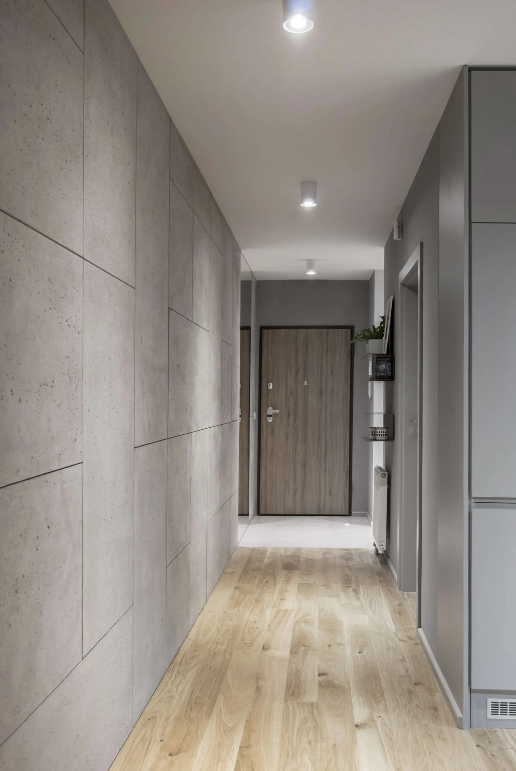 Architekturbeton — hol Perla Verona mieszkanie prywatne / Kraków