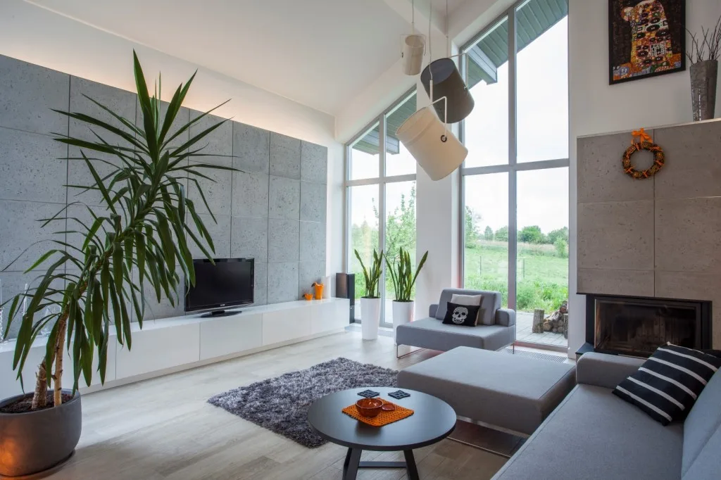 Architekturbeton — przestrzeń Prywatny apartament / Łuków