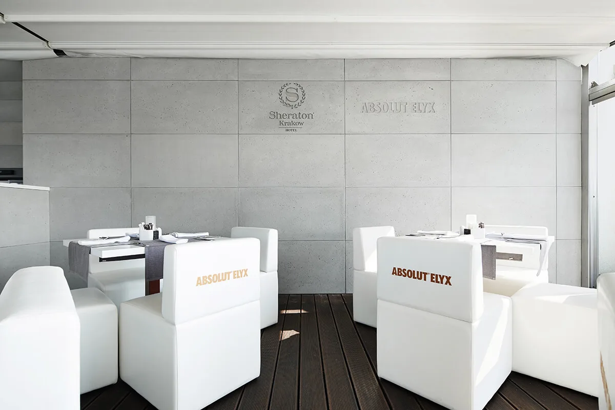 Betonplatten concreAte common — hotel Krakau