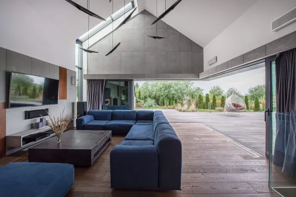 GRC-Platten im Privathaus — Flur